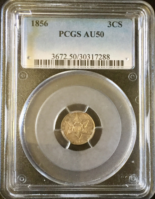 1856 PCGS AU50
